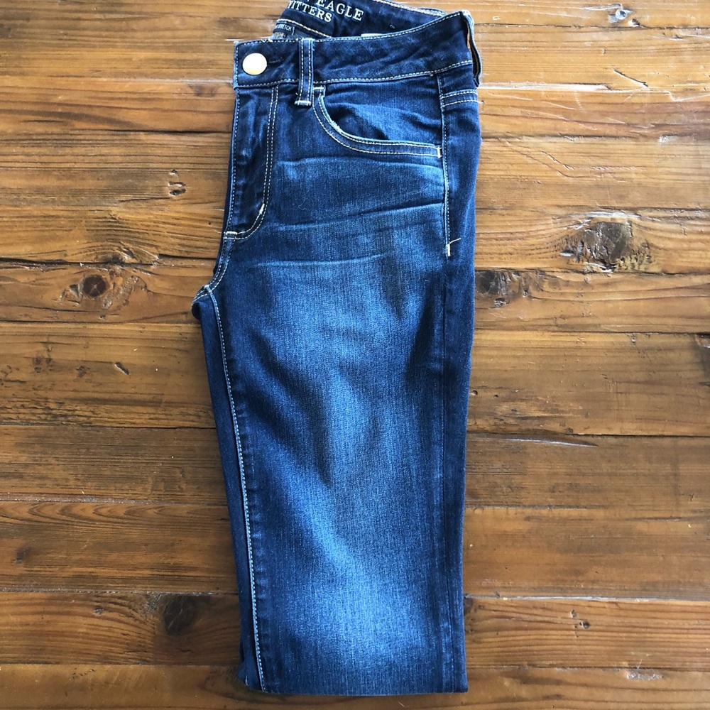 Dark wash jeggings